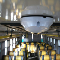 Las cámaras de seguridad son ideales para el transporte de pasajeros